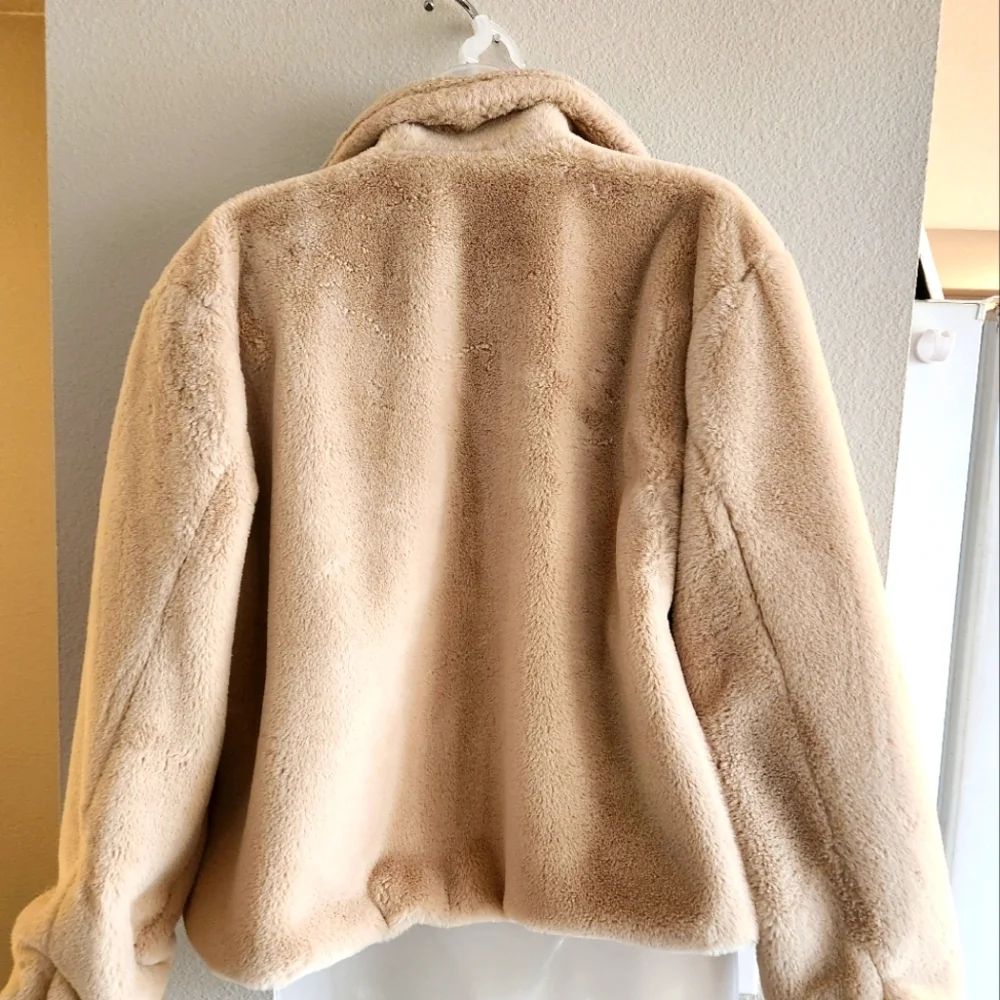 Sheppard Teddy Collard Faux Fur Coat - Picture 7 of 7